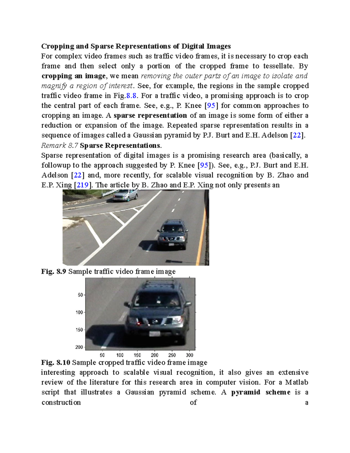 Cropping and Sparse Representations of Digital Images - By cropping an ...