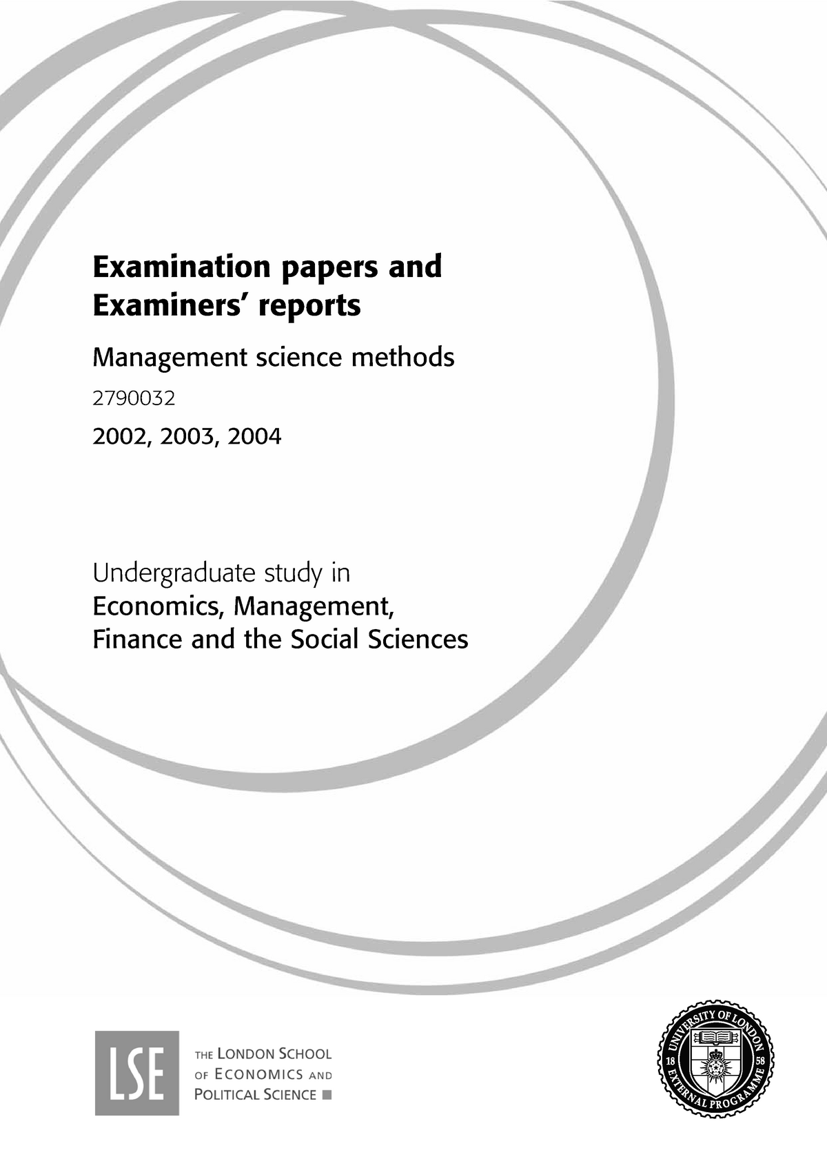 2004 Zone-B - Marking Scheme - Examination Papers And Examiners ...