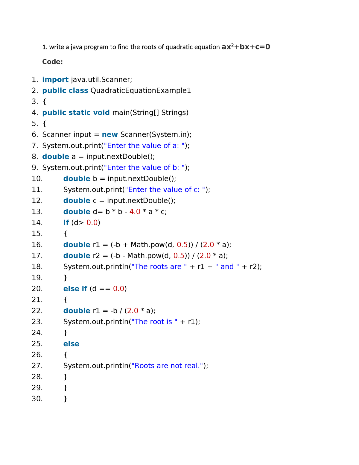 Java Lab Programs - Computer Science And Technology (CST303 - Write A ...