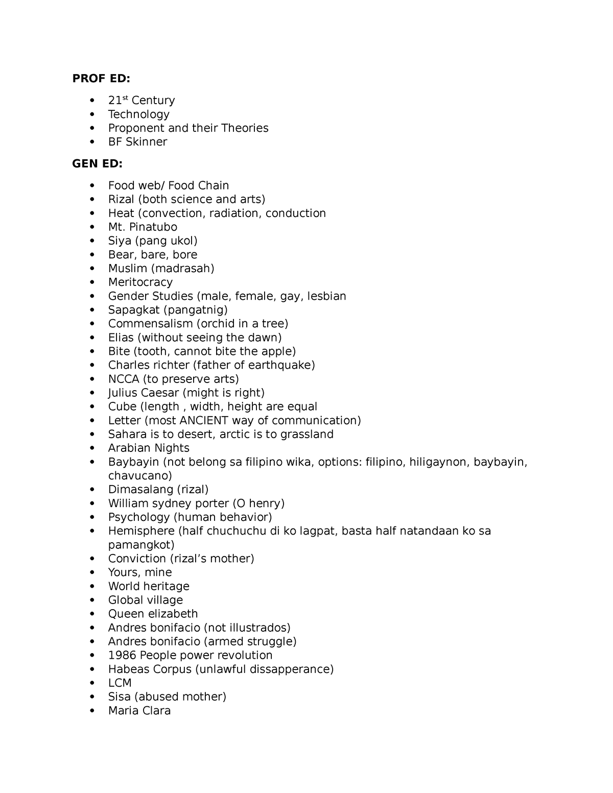 Some Topics in LET March 2023 - PROF ED: 21 st Century Technology ...