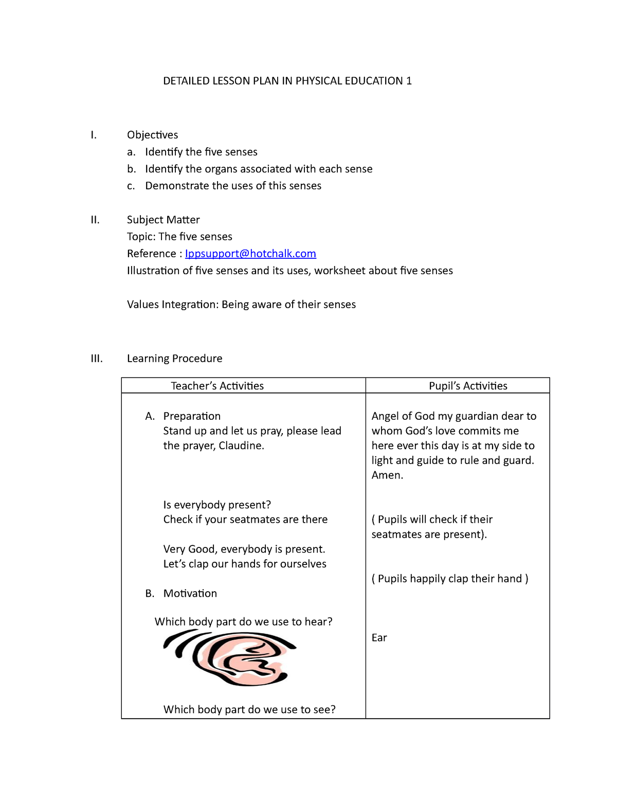 physical education lesson plans for 2nd grade