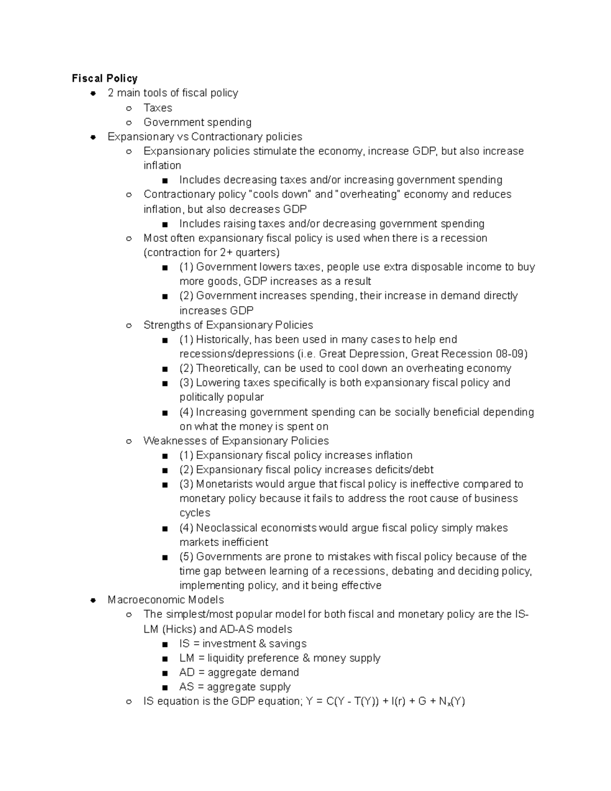 econ2202-l8-lecture-notes-8-fiscal-policy-2-main-tools-of-fiscal