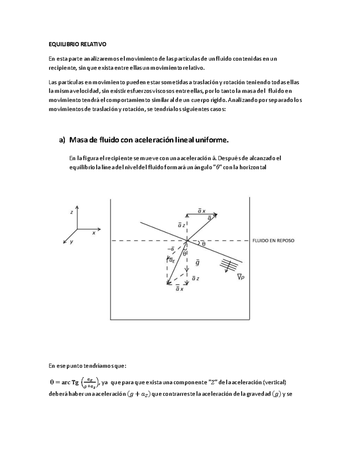 7- Equilibrio Relativo - EQUILIBRIO RELATIVO En Esta Parte Analizaremos ...