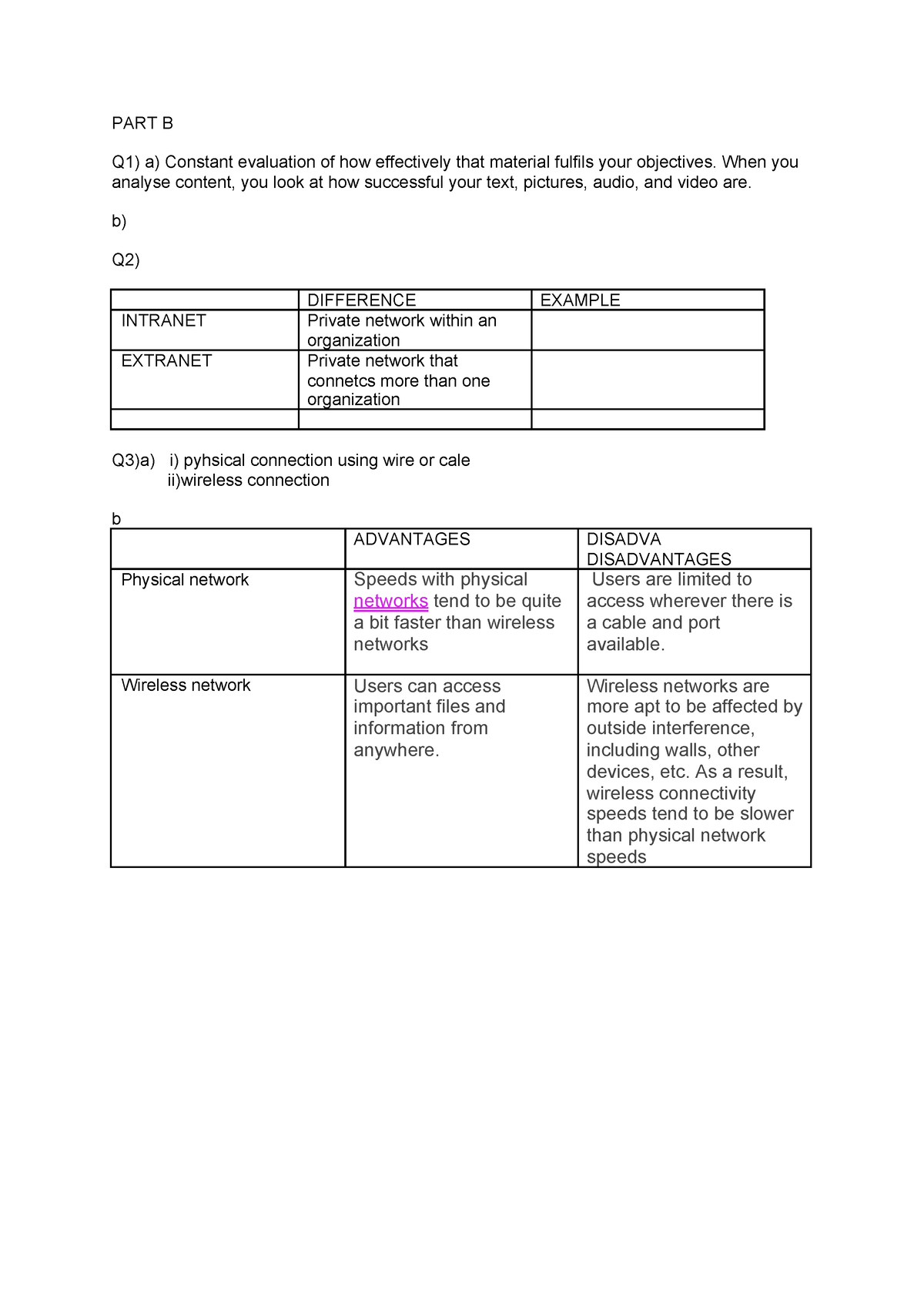 PART B CSC134 Assignment - PART B Q1) A) Constant Evaluation Of How ...