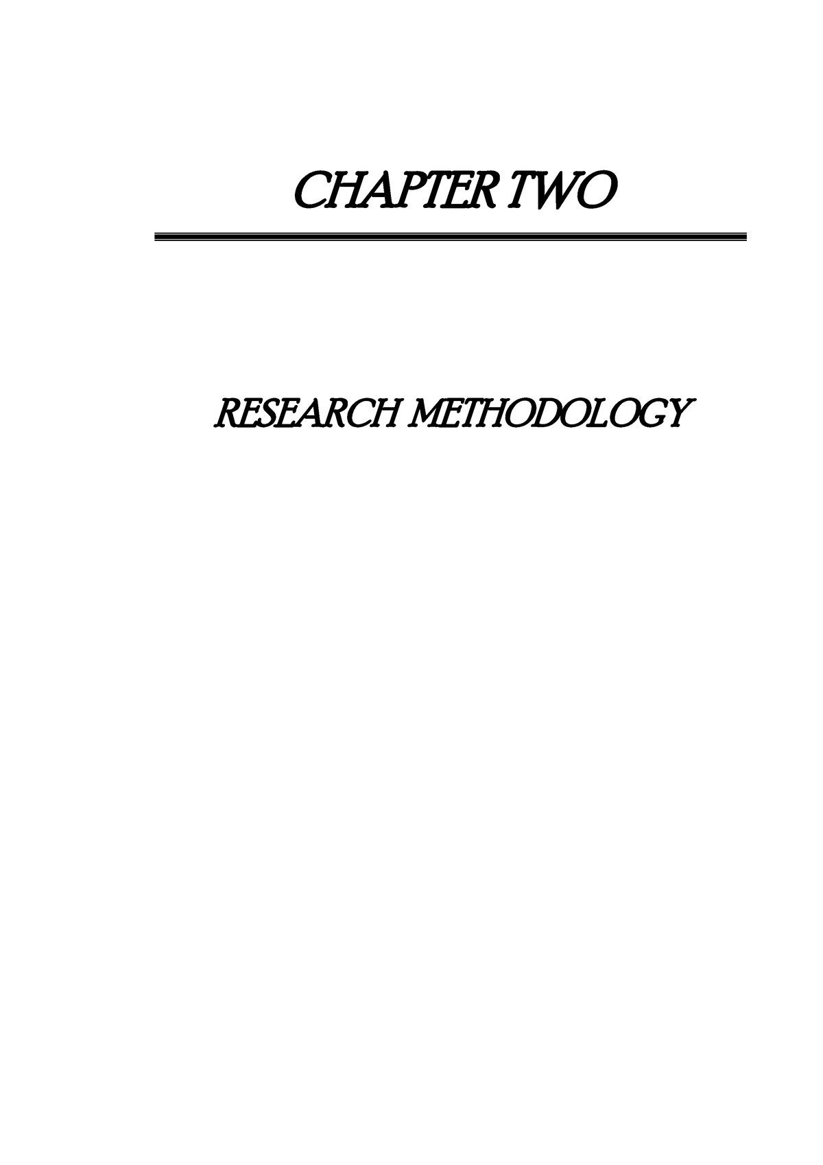 chapter 2 research methodology