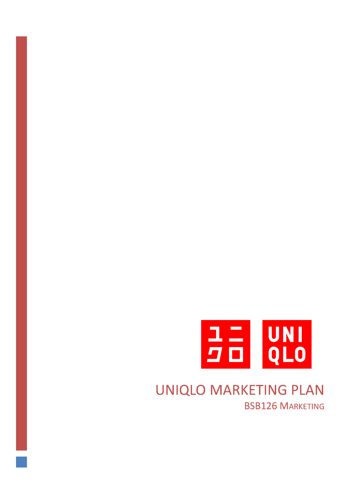 UNIQLO marketing strategy