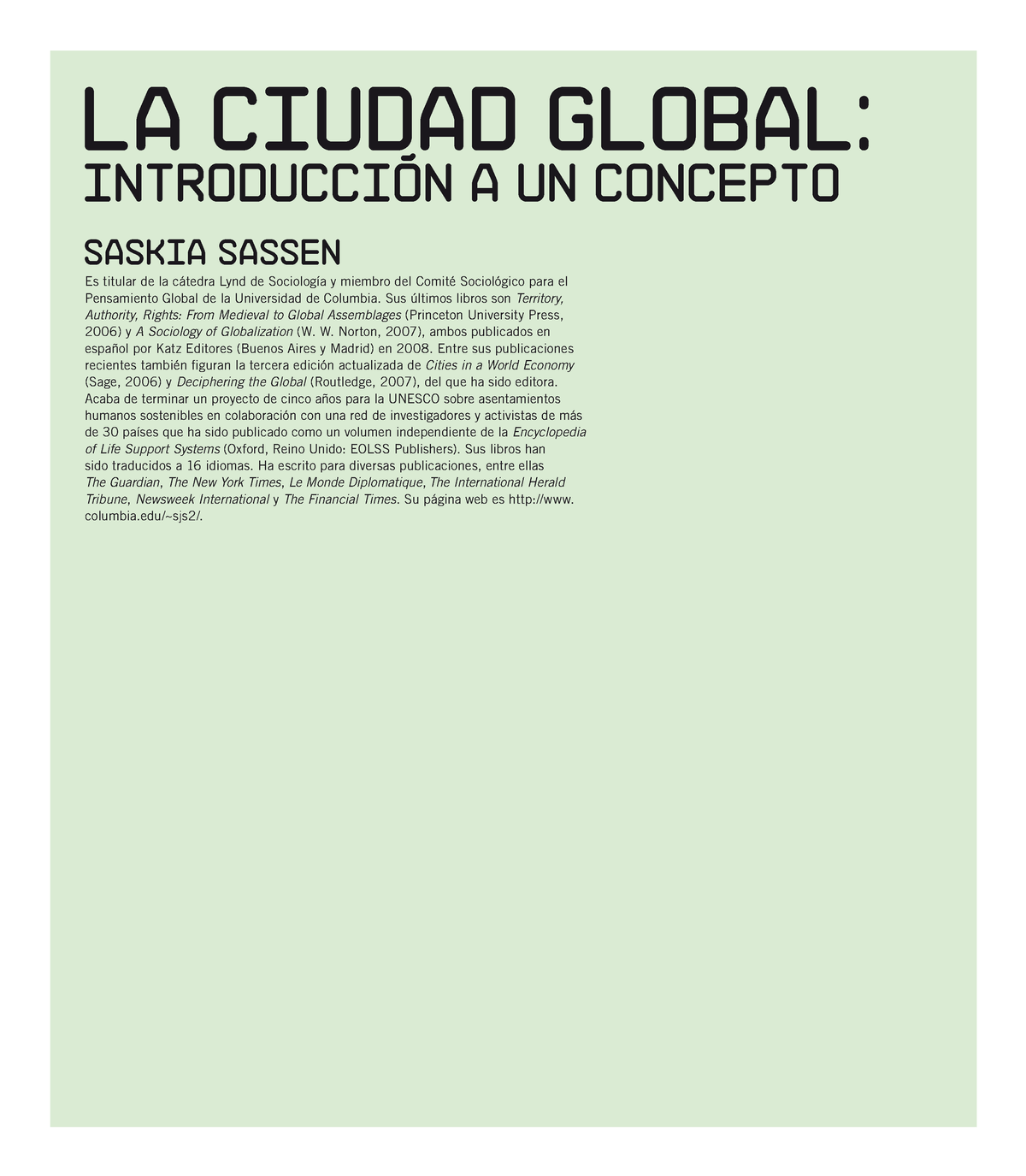 LA Ciudad Global - Habla Sobre El Comercio Informal Y Su Apropiacion ...