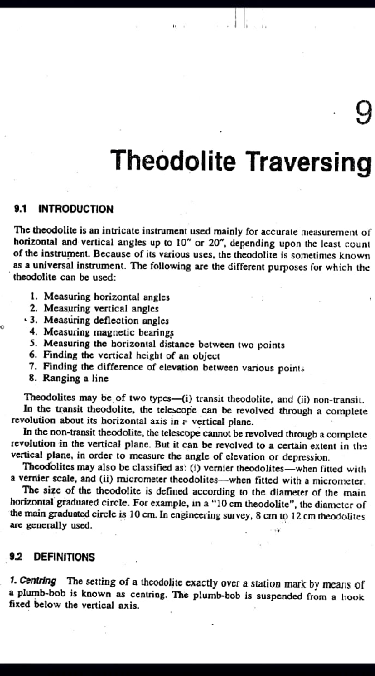 Traversing - Survey module 2 in civil engineering and building ...