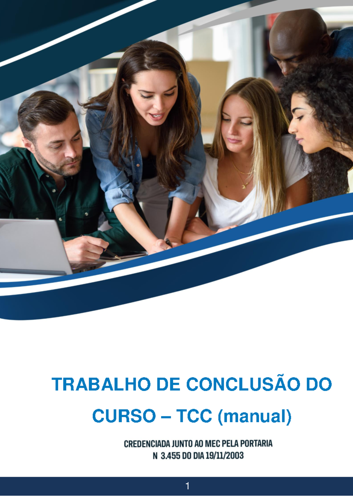 Trabalho DE Conclusão DO Curso – TCC manual 1 - TRABALHO DE CONCLUSÃO ...