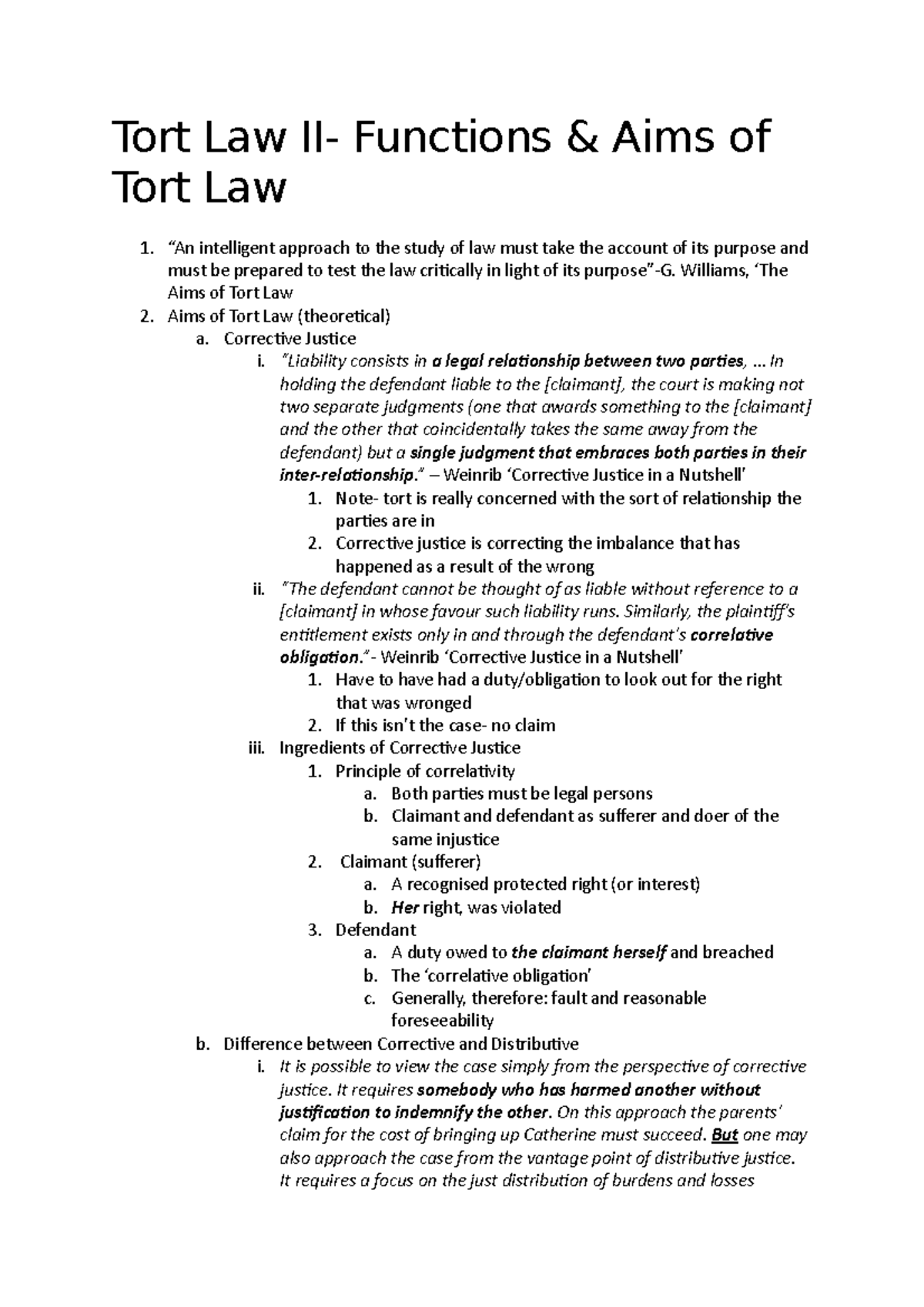 tort-law-ii-functions-and-aims-of-tort-law-tort-law-ii-functions