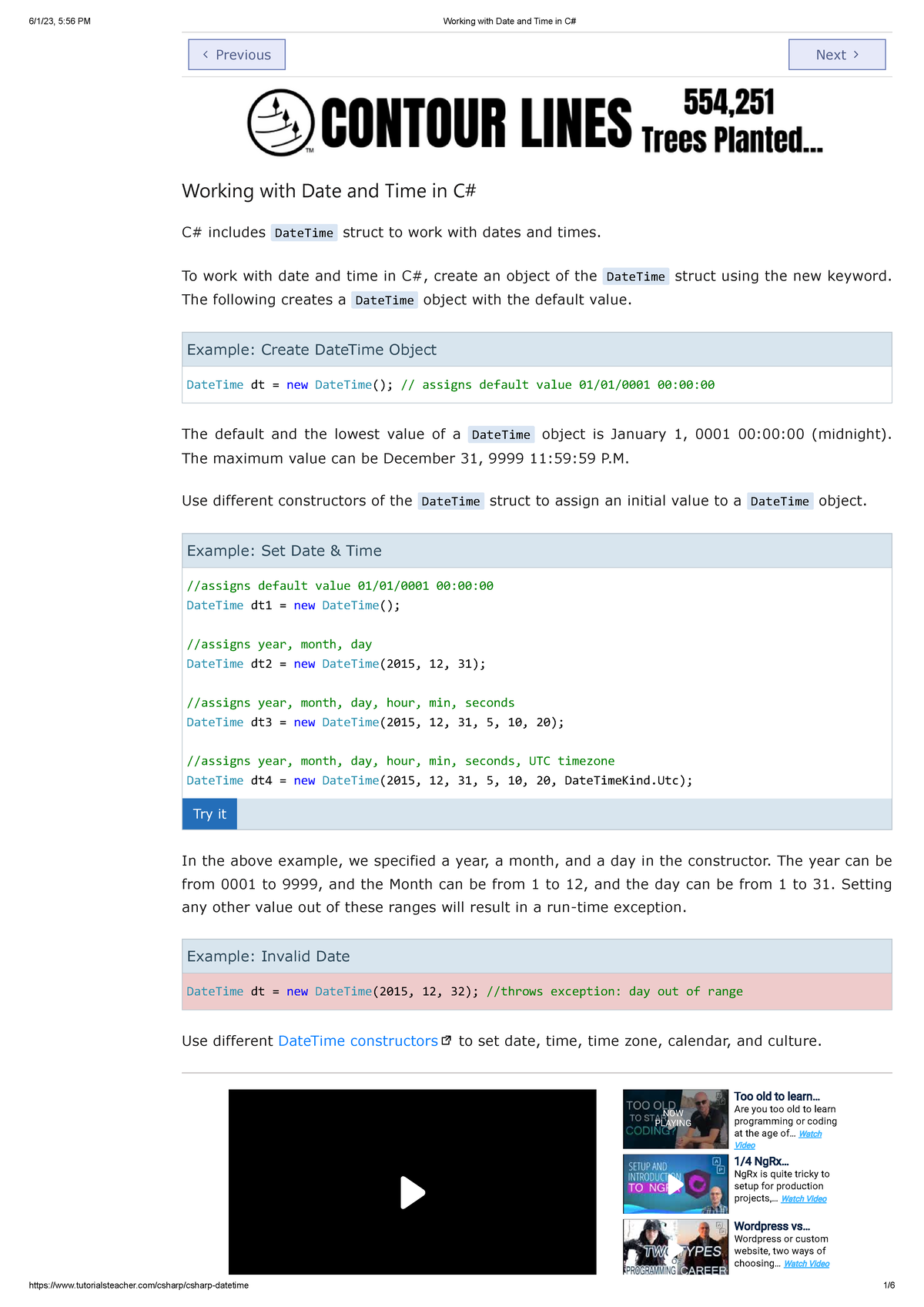 10.Working with Date and Time in C# - Information Technology and ...