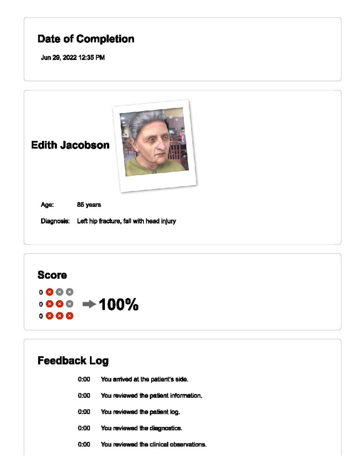 VSim feedback Edith Jacobson - Studocu