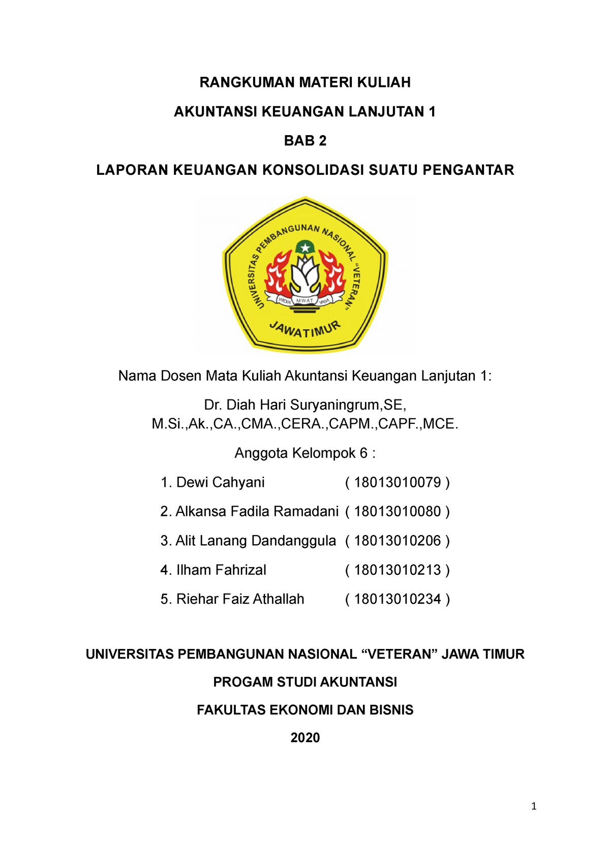 AKL 1B RMKbab 3 Kelompok 6 - RANGKUMAN MATERI KULIAH AKUNTANSI KEUANGAN ...