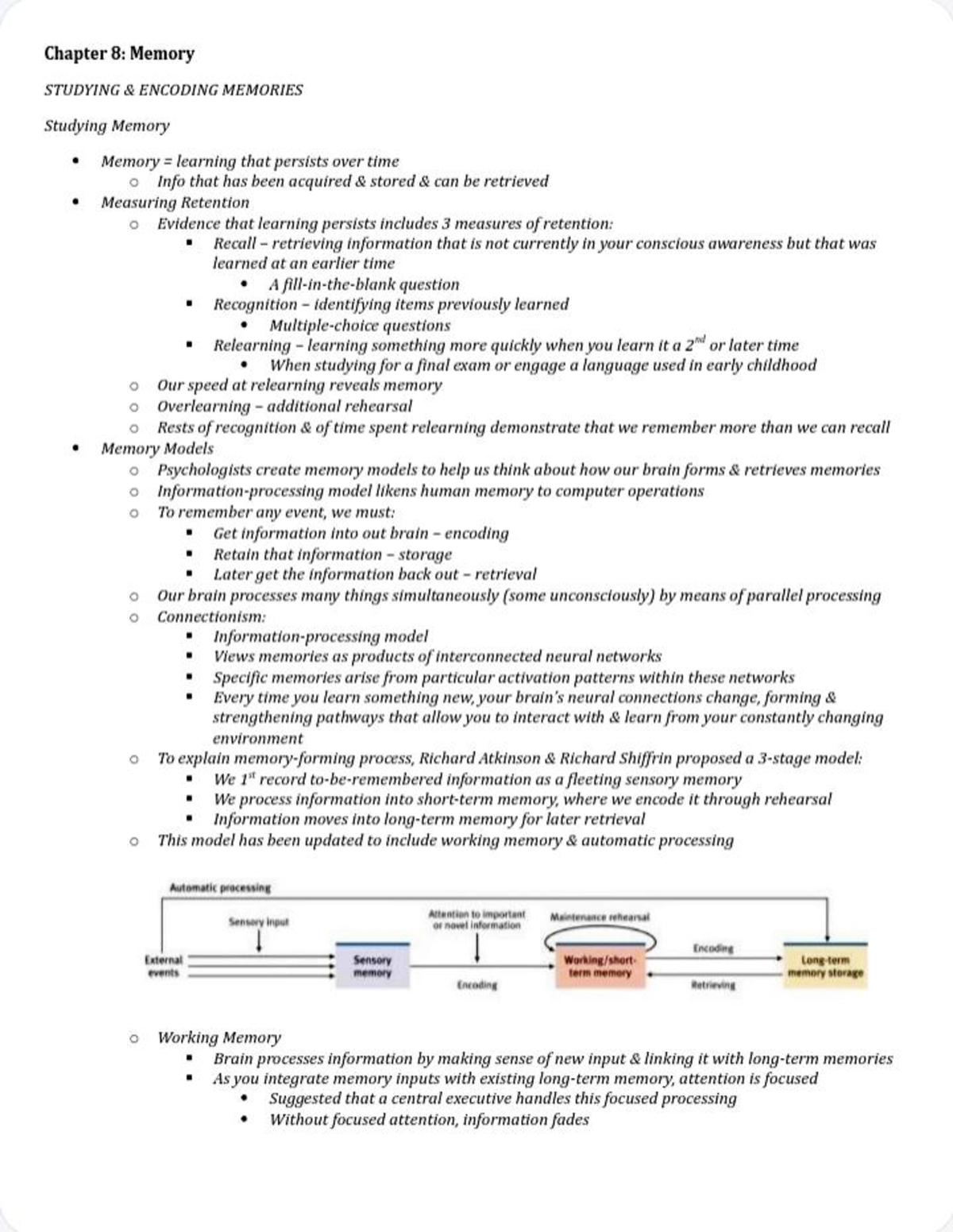 Psych 101 Chapter 8 Reviewer - Psychology - Studocu