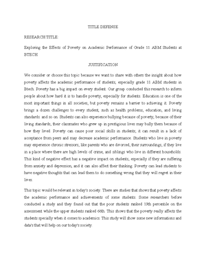 Title- Defense Group 4 - Paper - TITLE DEFENSE RESEARCH TITLE ...
