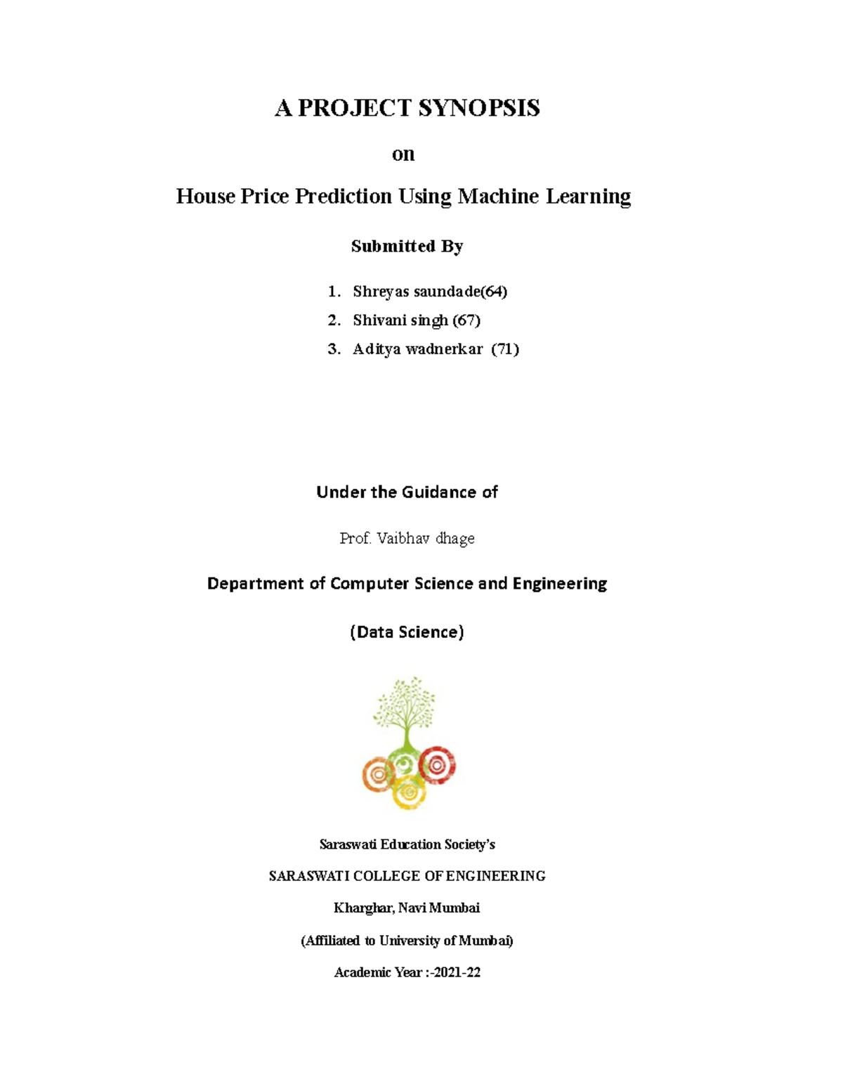 python project major project - A PROJECT SYNOPSIS on House Price ...