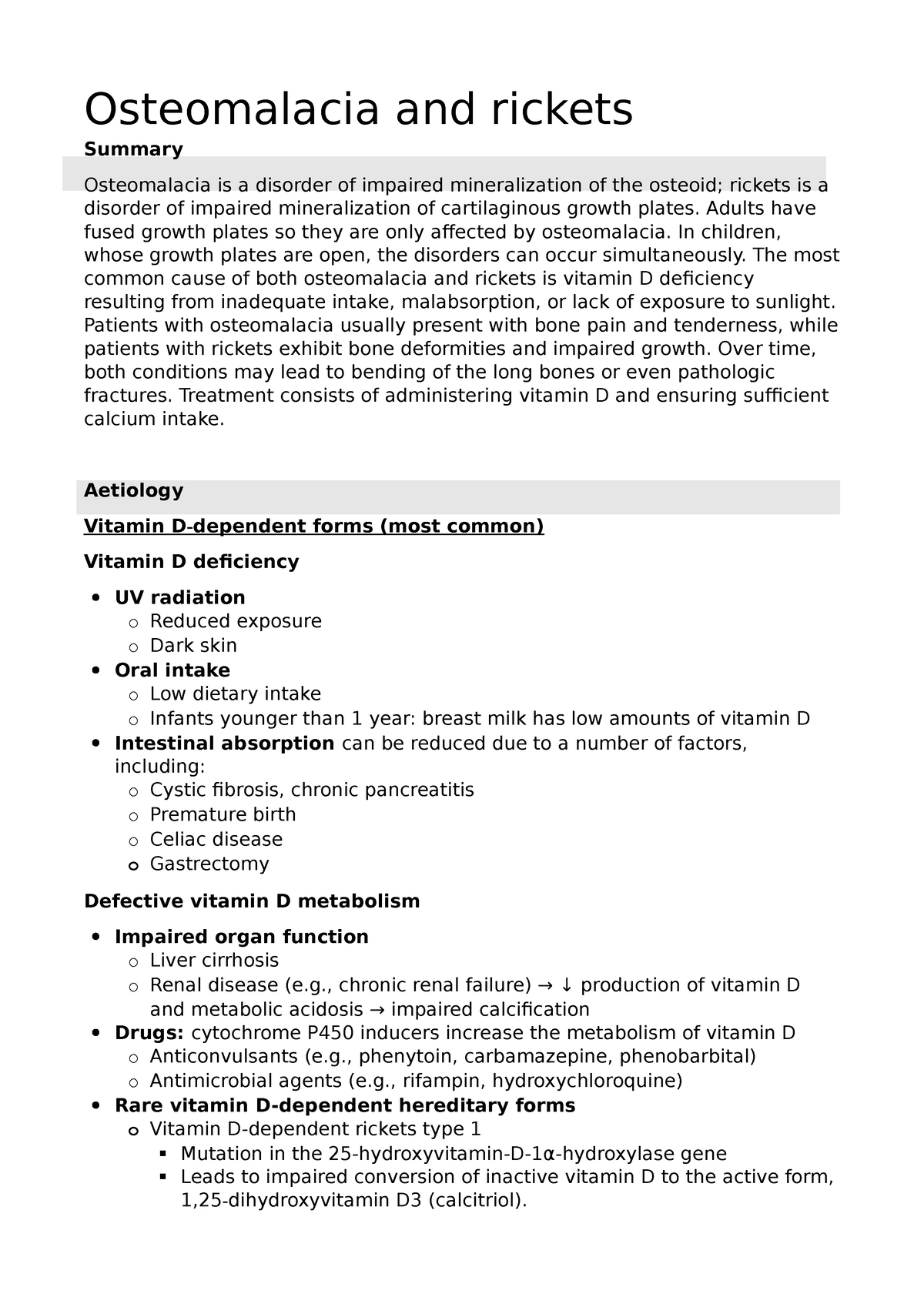 Osteomalacia And Ricket Osteomalacia And Rickets Summary Osteomalacia   Thumb 1200 1698 