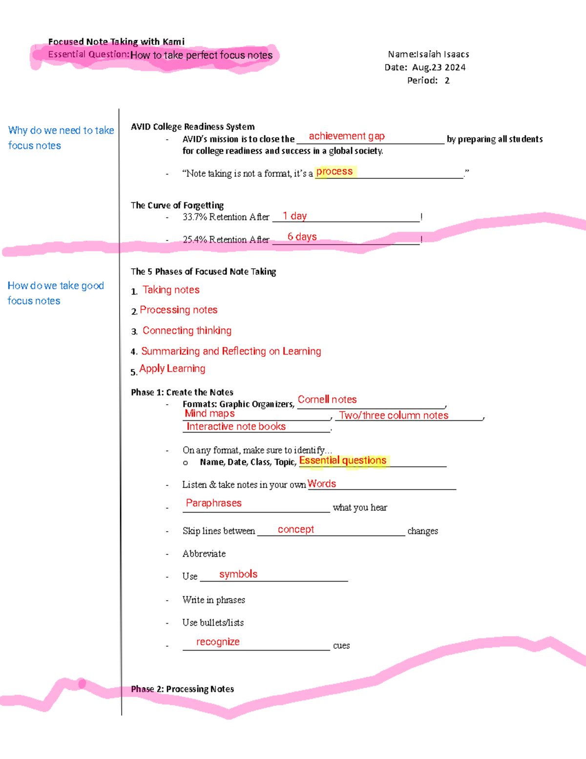 Kami Export - Copy of Focused Note Kami Training FIB (2) - Essential ...