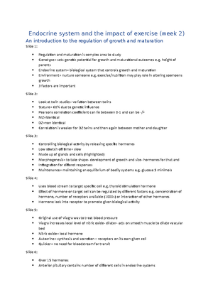 Trainability of the youth athlete-week 3 - Growth and maturation ...