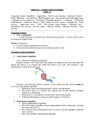 OSI Model - notes - OSI Model o OSI stands for Open System ...
