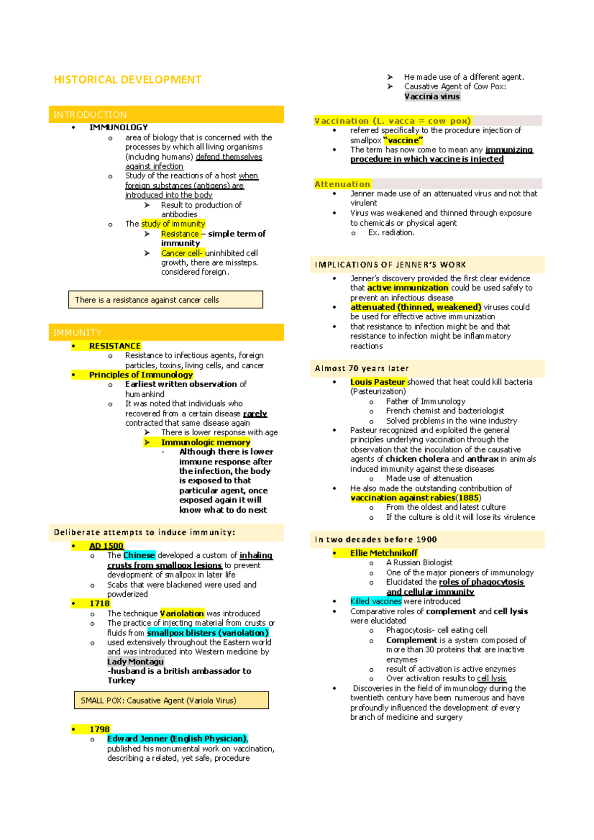 1- Historical Development - HISTORICAL DEVELOPMENT INTRODUCTION ...