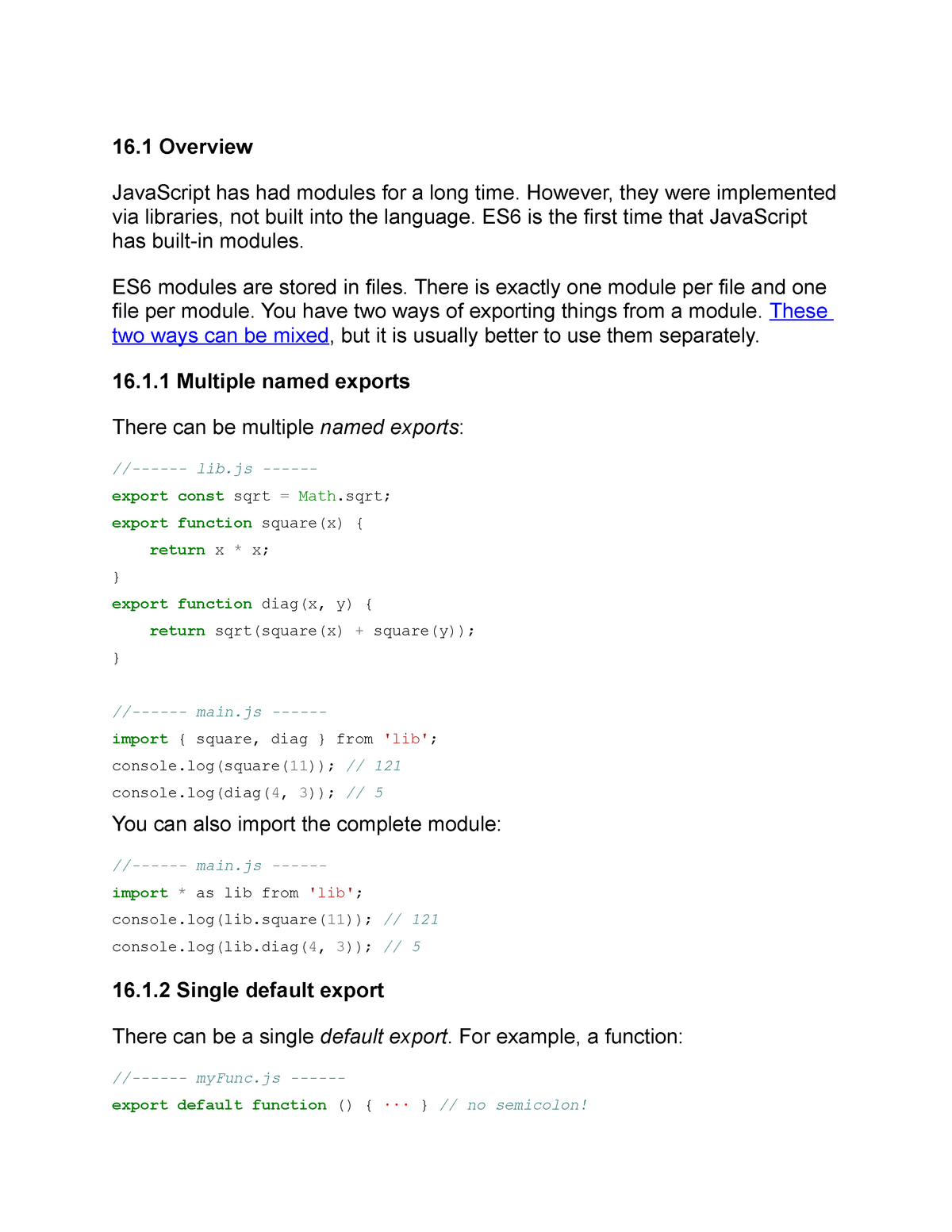 Javascript Module - Lecture Notes Lecture 1.1 - 16 Overview JavaScript ...