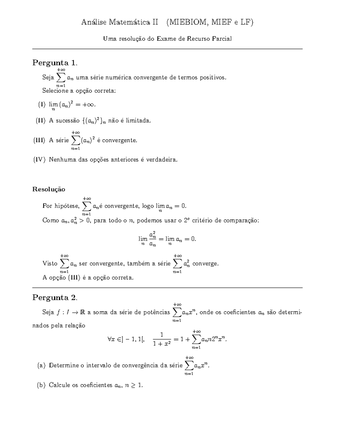 Exrecurso Parcial Resolucao An ́alise Matem ́atica Ii Miebiom Mief