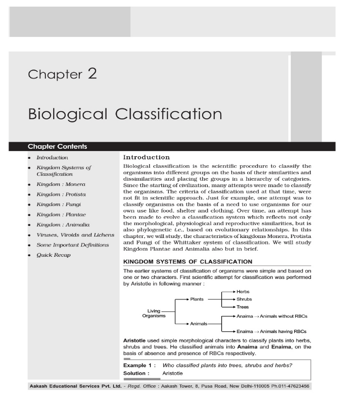 Biological classification-year1 semester one of 2022 - Continuing ...