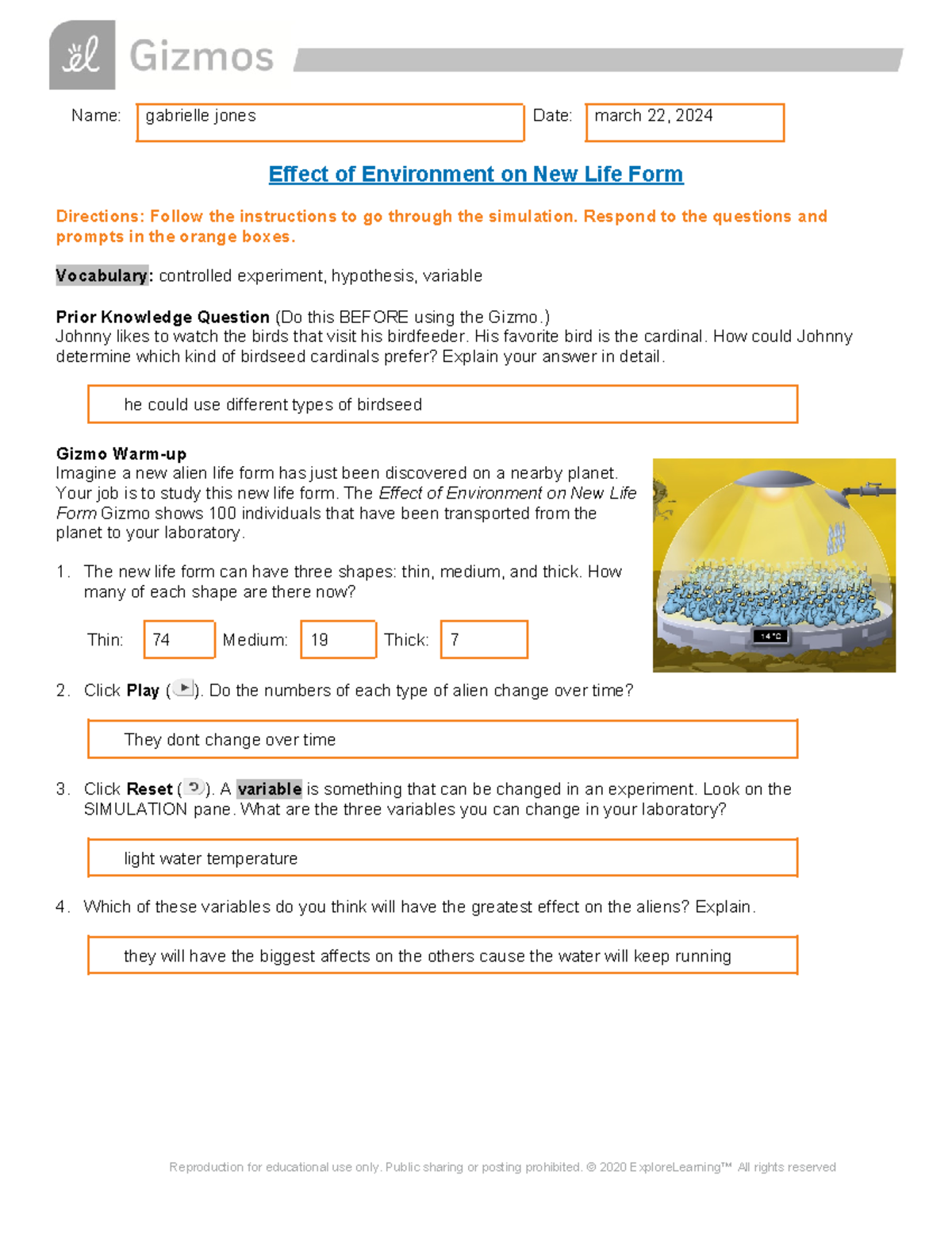 Gabrielle Jones - Student Copy of Effect Environment SE - Name ...