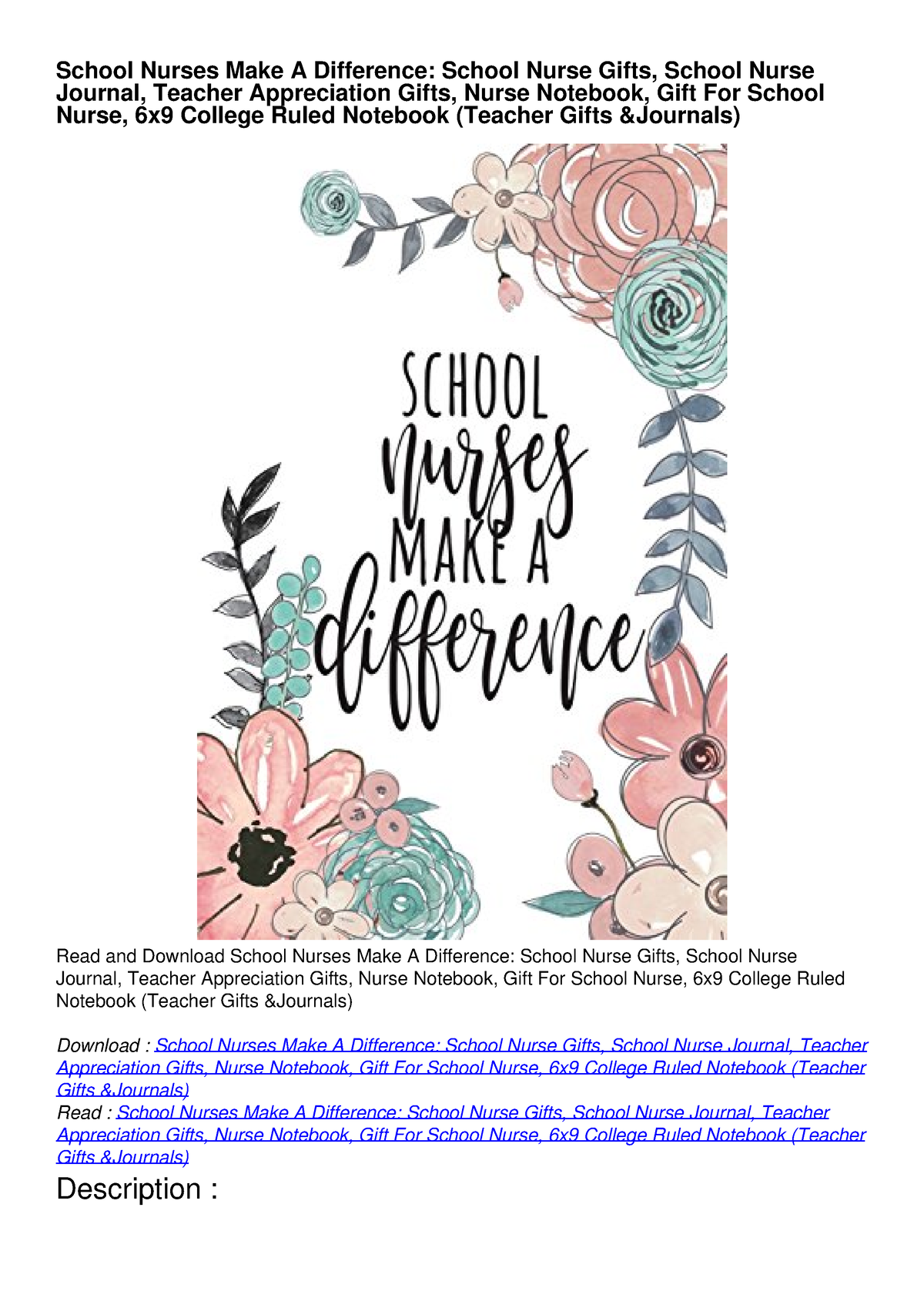 pdf-school-nurses-make-a-difference-school-nurse-gifts-school-nurse