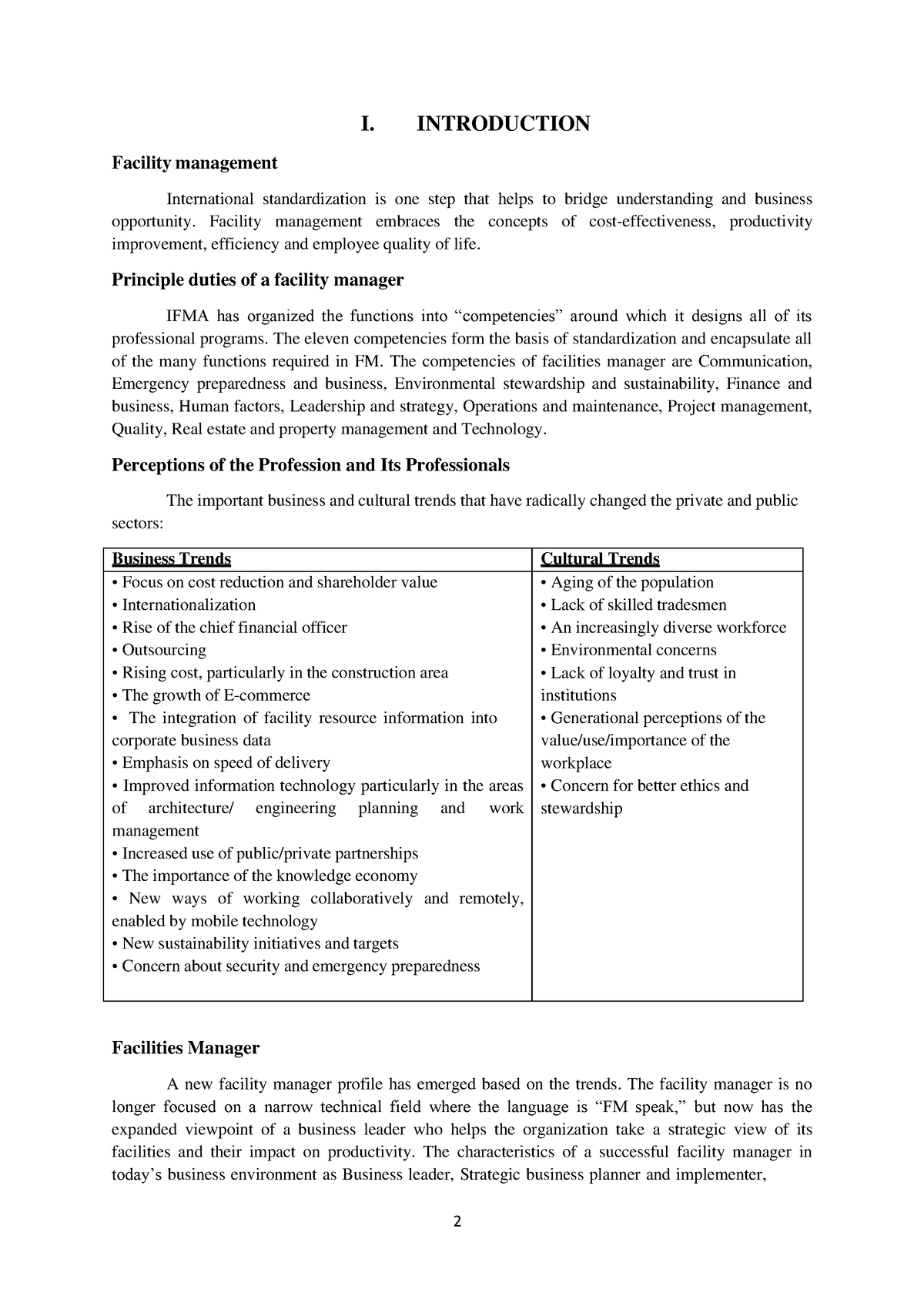 facility management thesis pdf