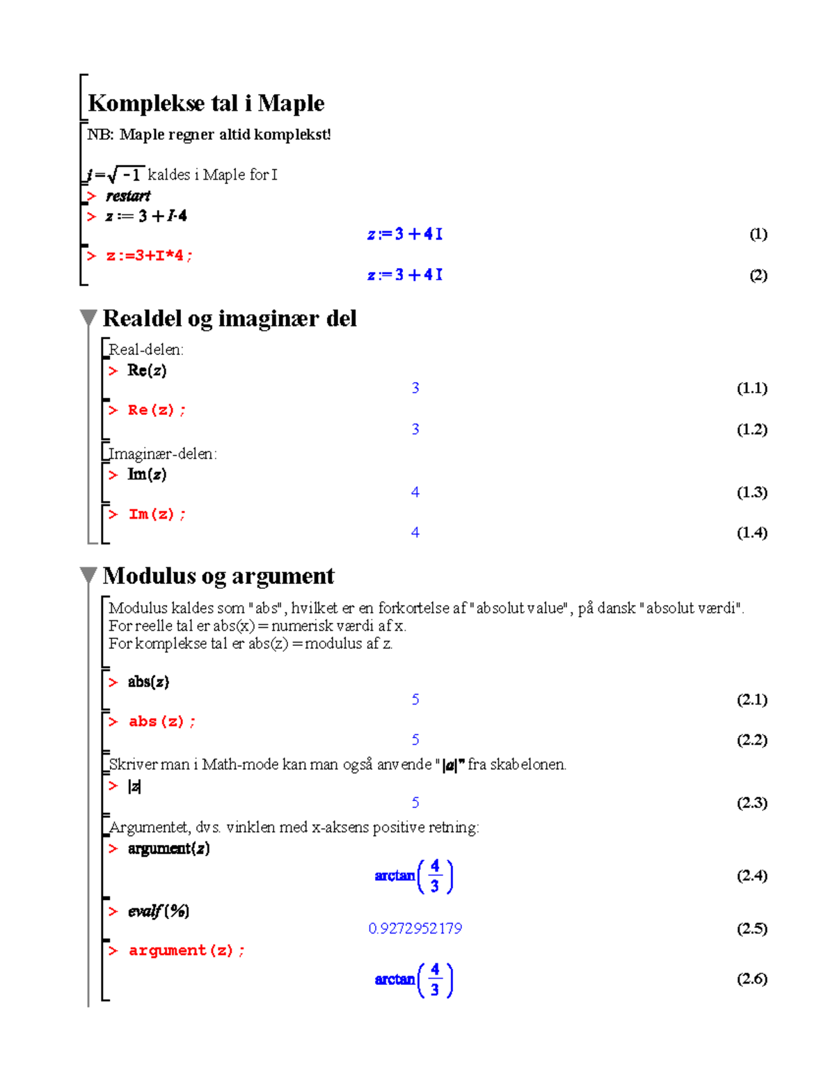 Kompleks-Steen - Her Finder I Nogle Vigtige Opgaver Med Vigtig ...