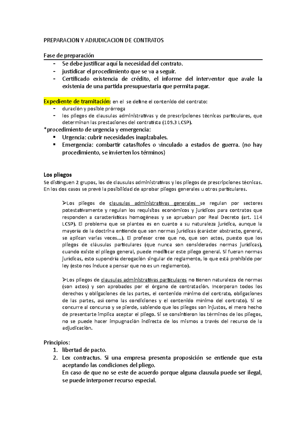 Preparacion Y Adjudicacion DE Contratos - PREPARACION Y ADJUDICACION DE ...