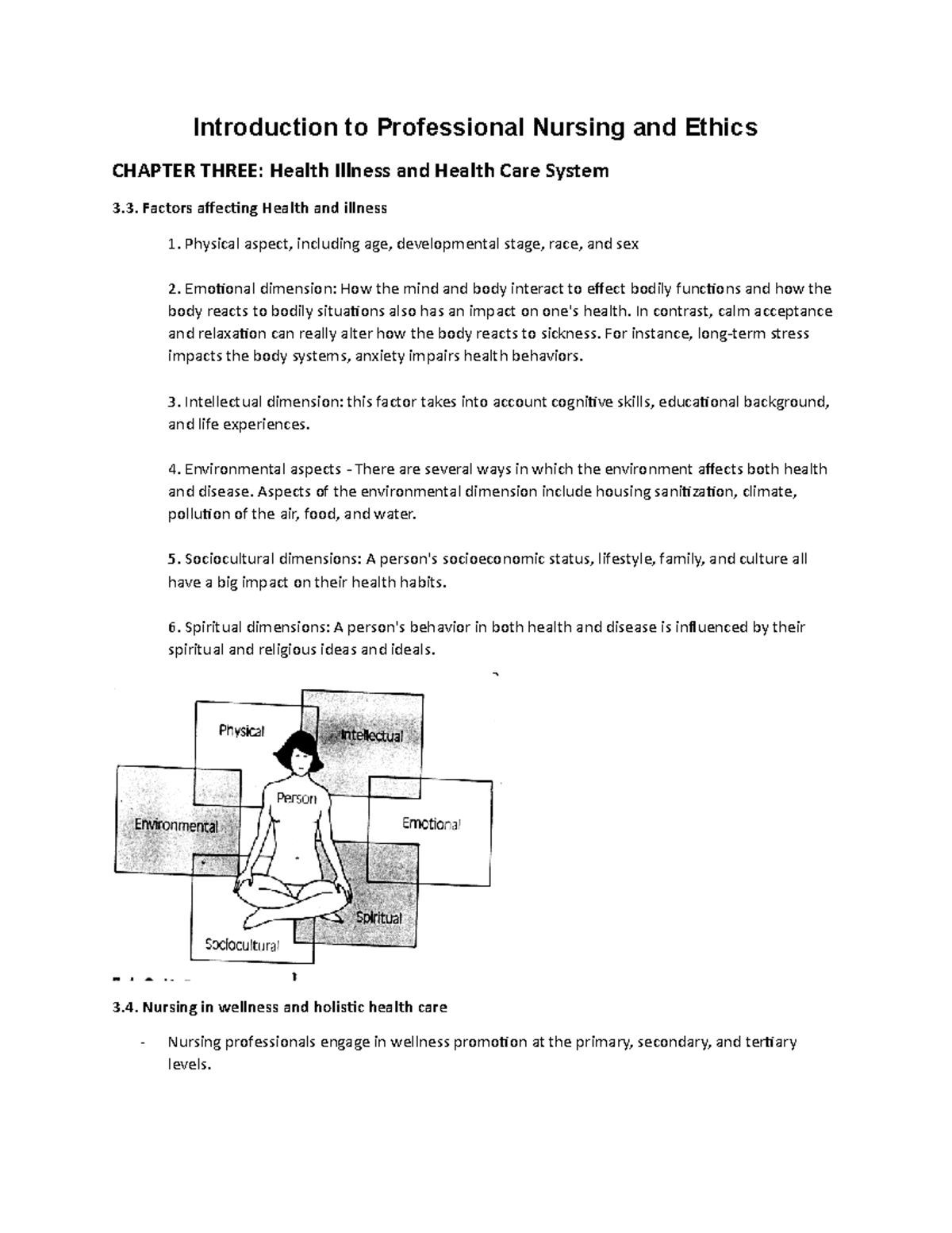 Introduction to Professional Nursing and Ethics 10 - Introduction to ...