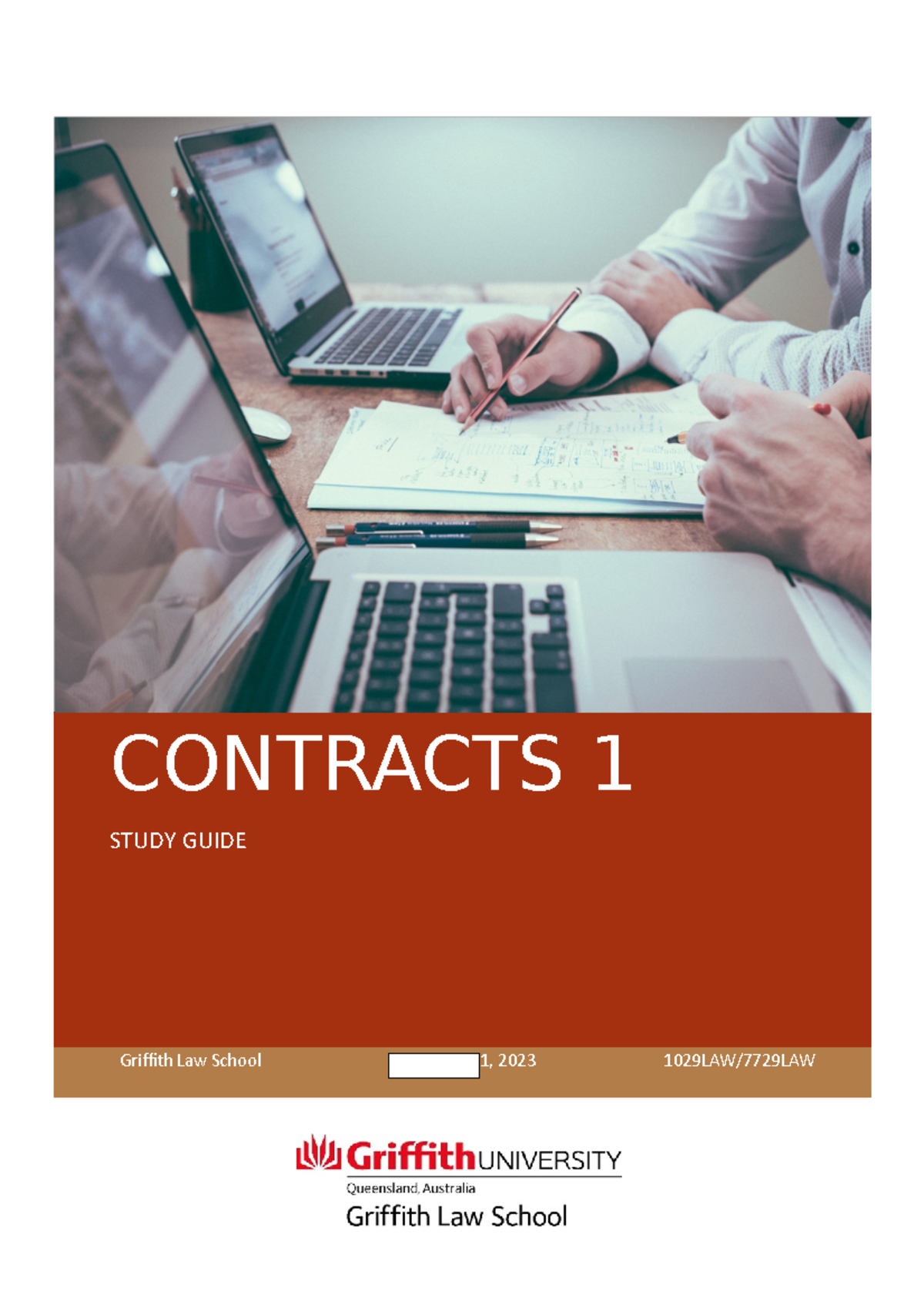 Contracts 1 - Study Guide Trimester 1 2023 - CONTRACTS 1 STUDY GUIDE ...