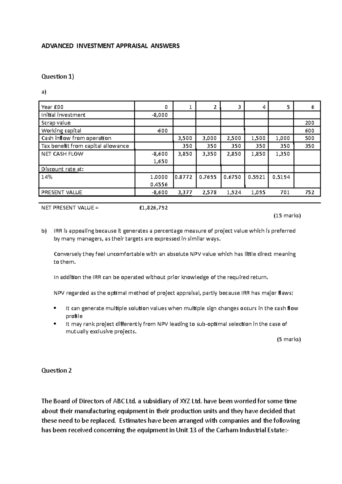 investment-appraisals-3-answer-advanced-investment-appraisal-answers