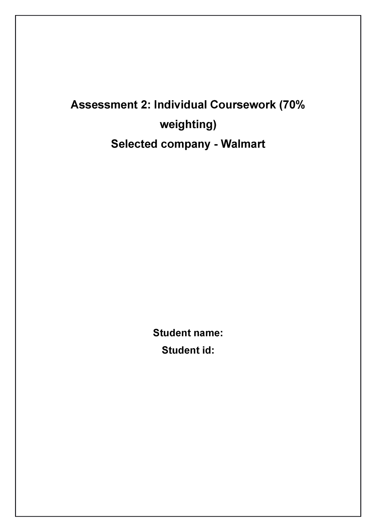 Walmart Management Assessment 2 Individual Coursework 70 Weighting   Thumb 1200 1698 