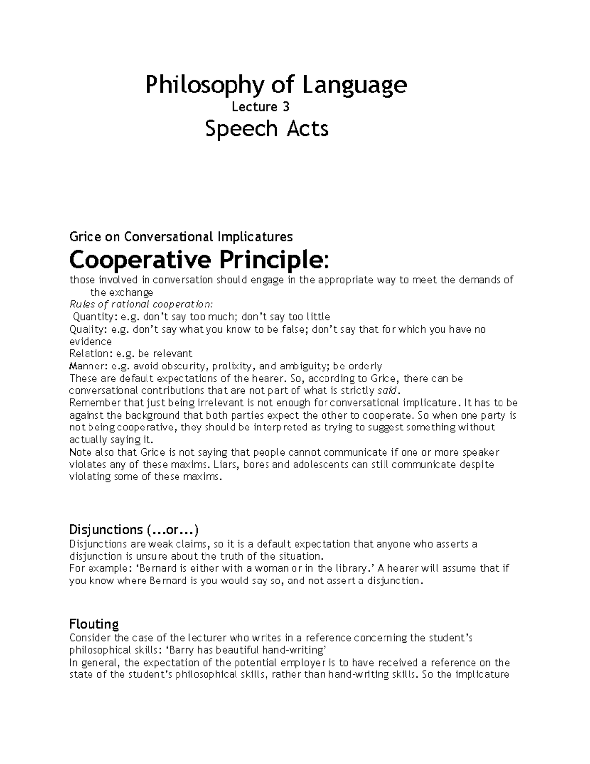 lecture-speech-acts-philosophy-of-language-lecture-3-speech-acts