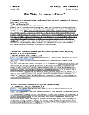 Negative Brief Outline - Deeana Martinez Spring 2022 On-Case Brief Prof ...