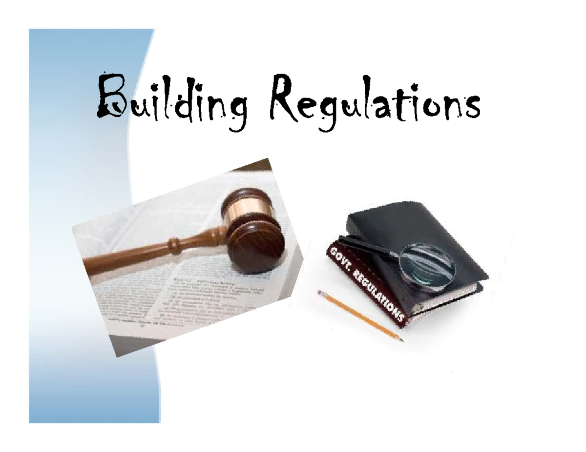 Buildibuilding Regulations - BiBuildilding R Regullatiions ...