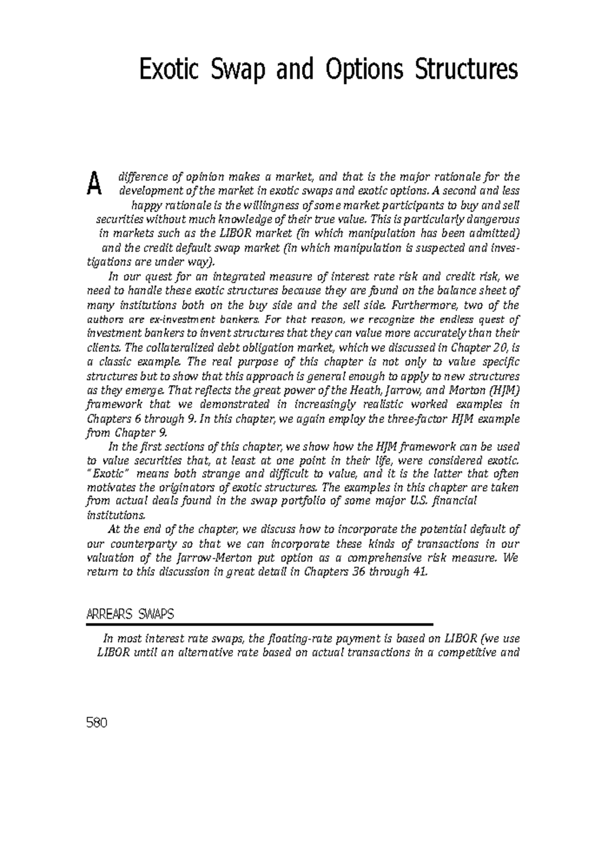 47 Financial Risk Management - Exotic Swap and Options Structures ...
