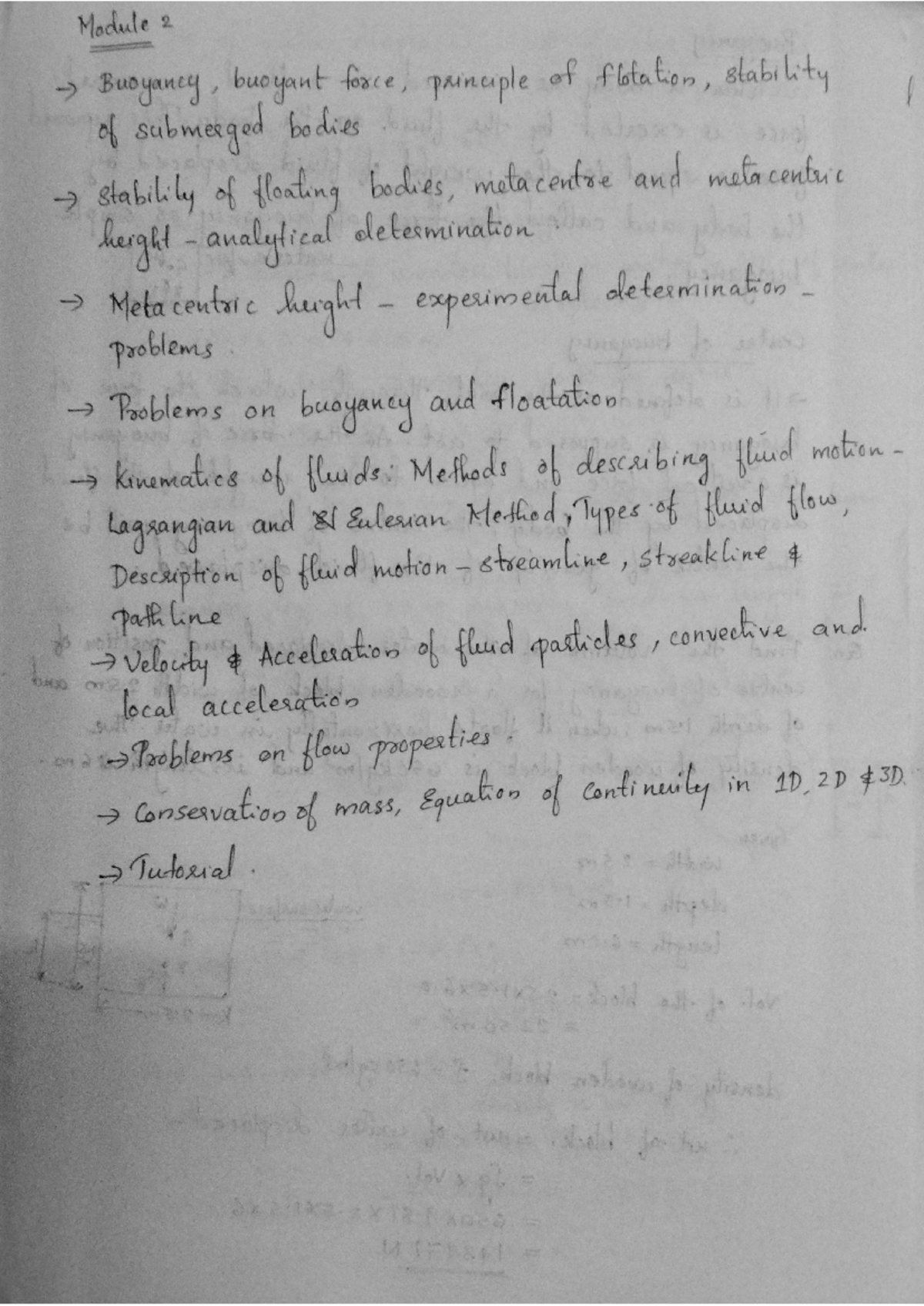 Fluid Mechanics Module 2 Fluid Mechanics And Hydraulics Studocu