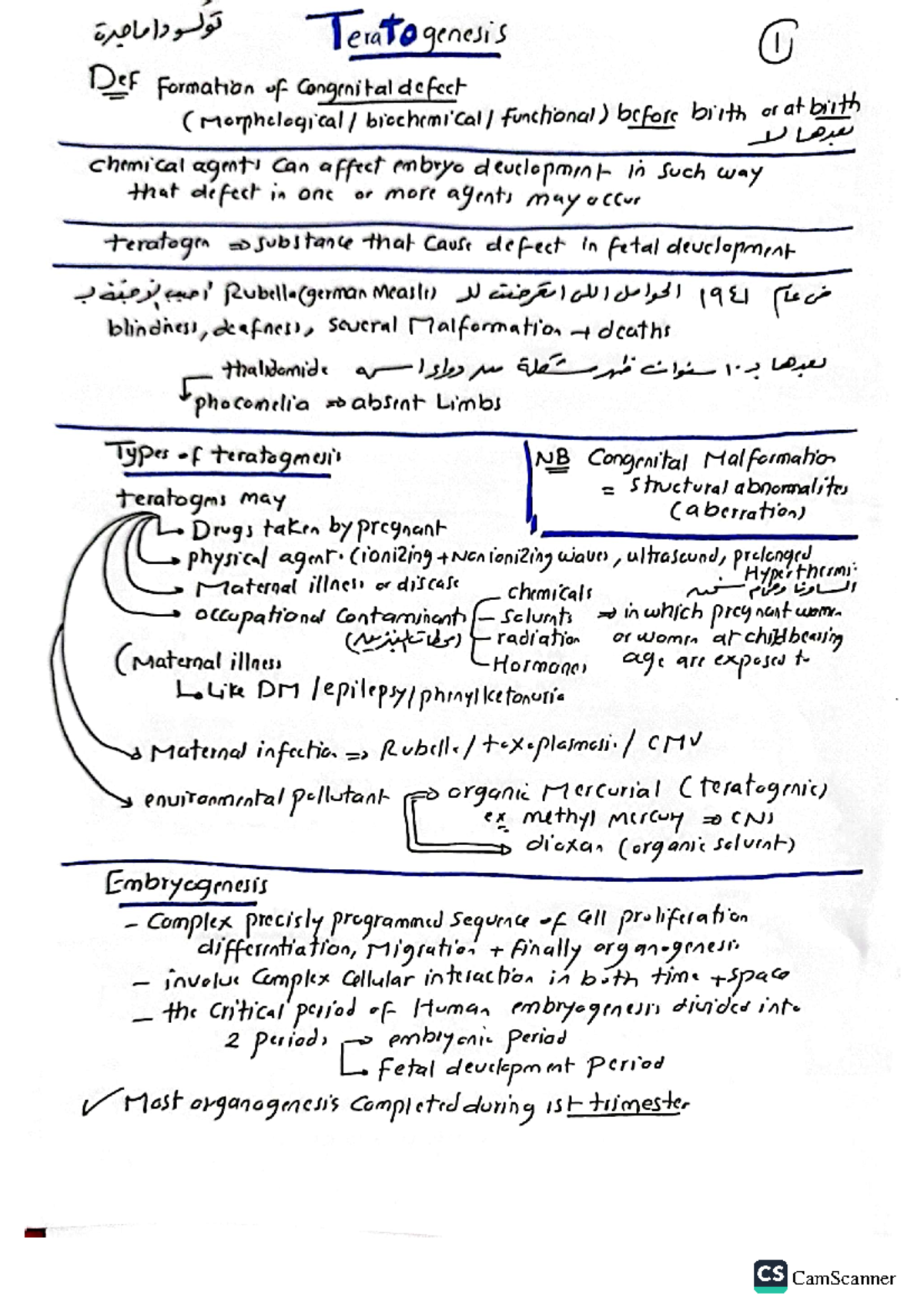 Teratogenesis - Toxicology, Forensic Chemistry - Studocu