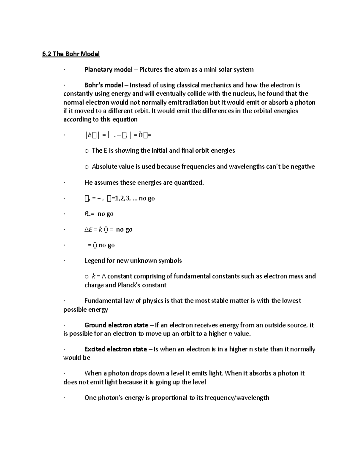 CH 6 - Lecture notes 5 - CHEM 1211 - Chattahoochee Tech - Studocu