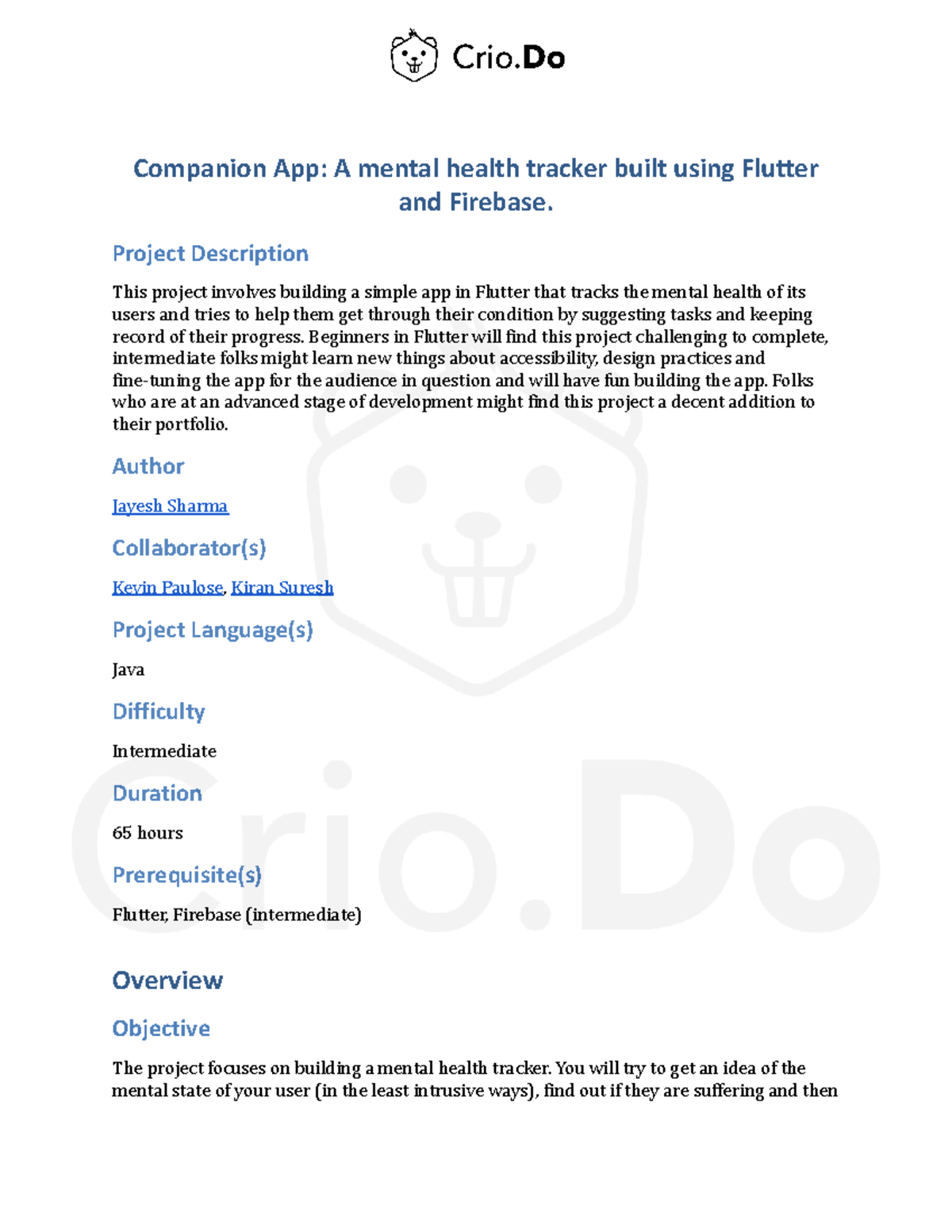 ME Project Companion APP - Companion App: A mental health tracker built ...