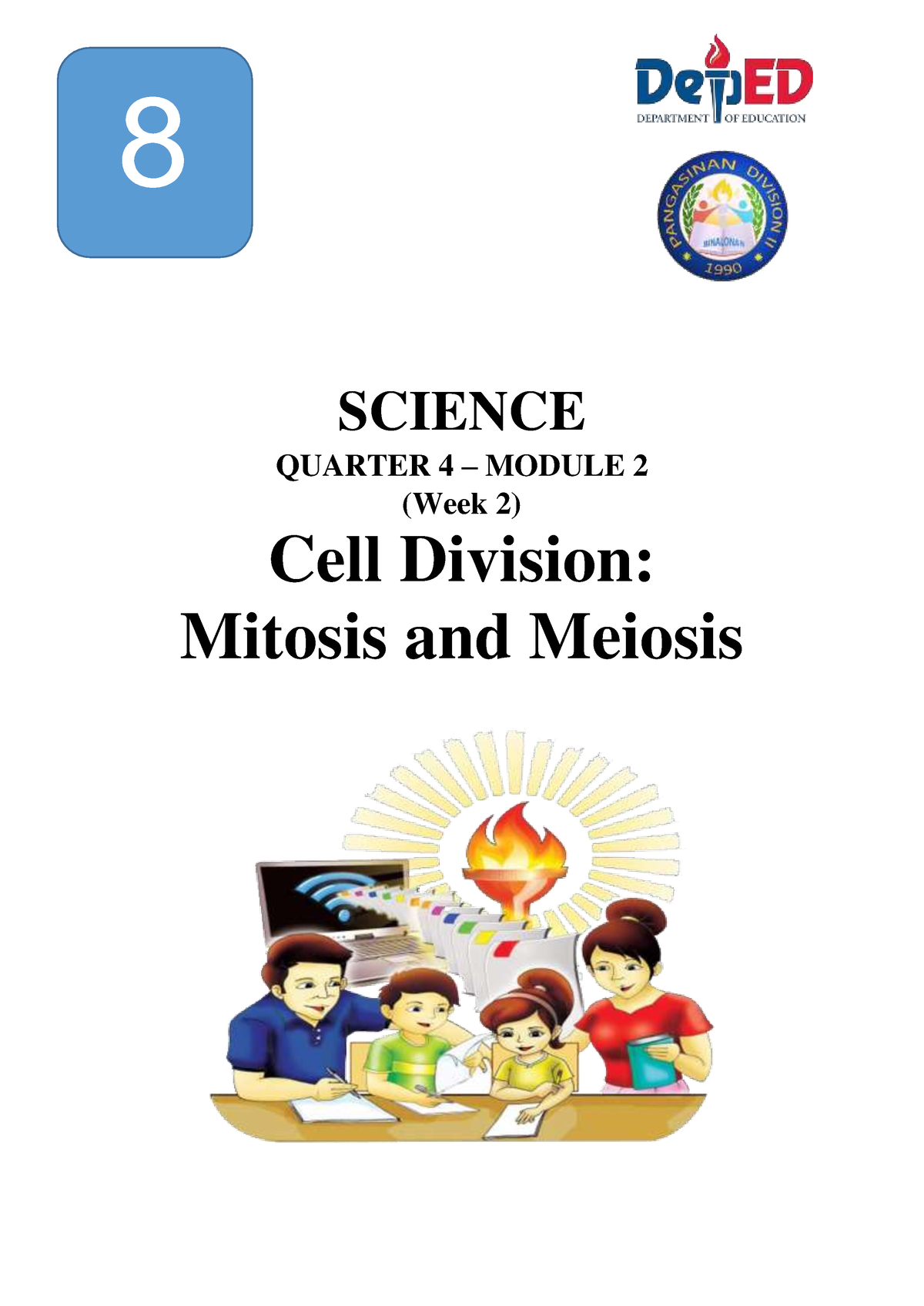 Science 8 Q4 W2 Nalagyan Ko Na To Kanina Science Quarter 4 Module 2 Week 2 Cell Division 