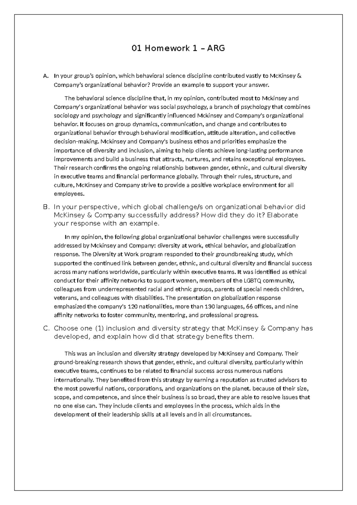 01 Homework 1 in Multi - 01 Homework 1 – ARG A. In your group’s opinion ...