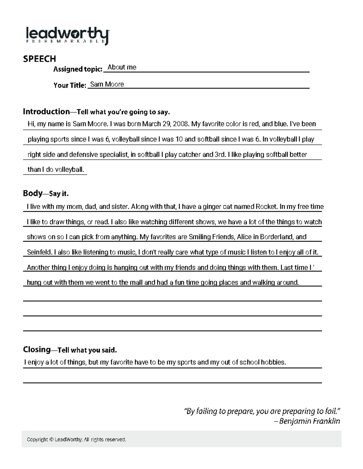 speech-planning-worksheet-about-me-sam-moore-hi-my-name-is-sam-moore