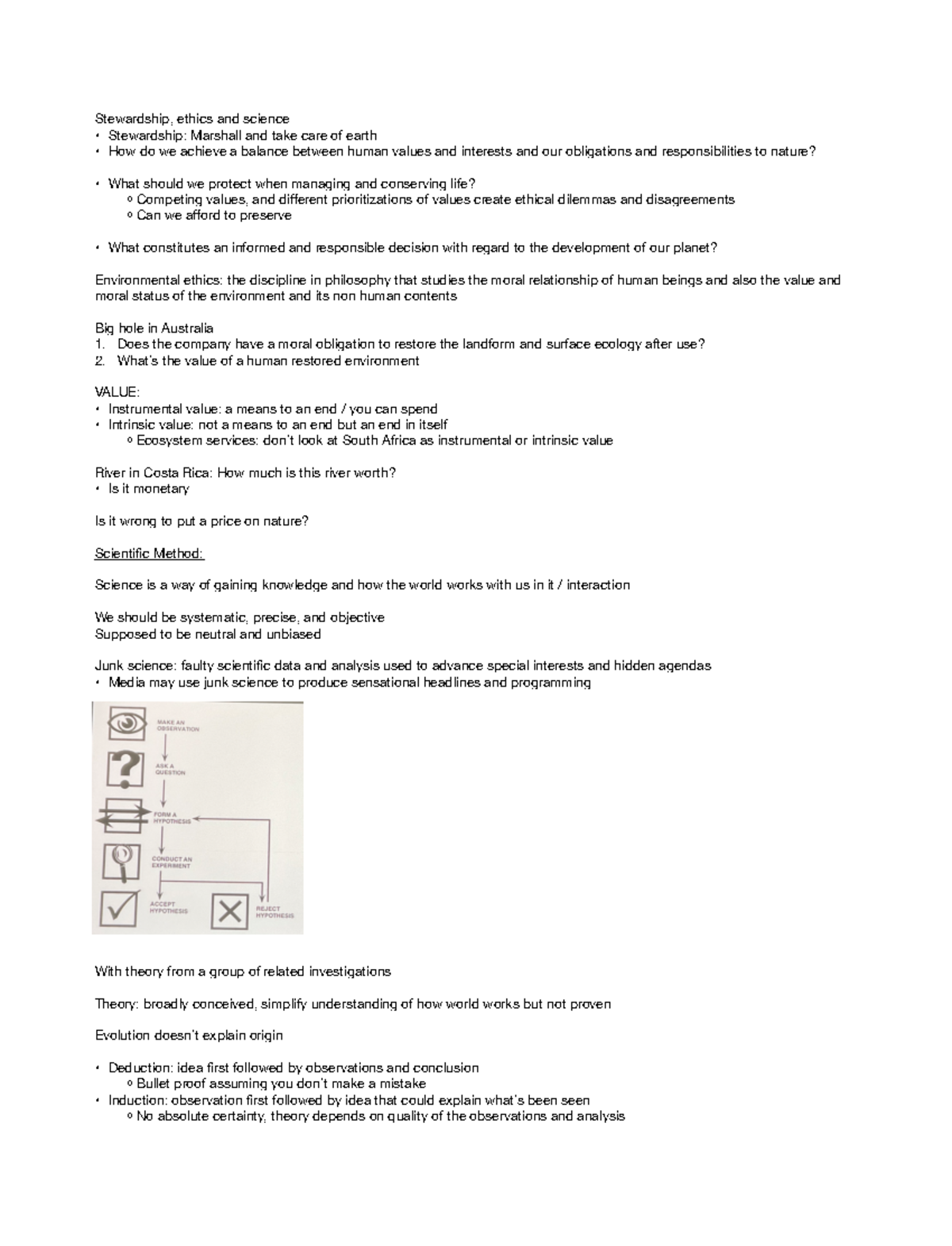 Environmental Ethics And The Scientific Method - Stewardship, Ethics ...