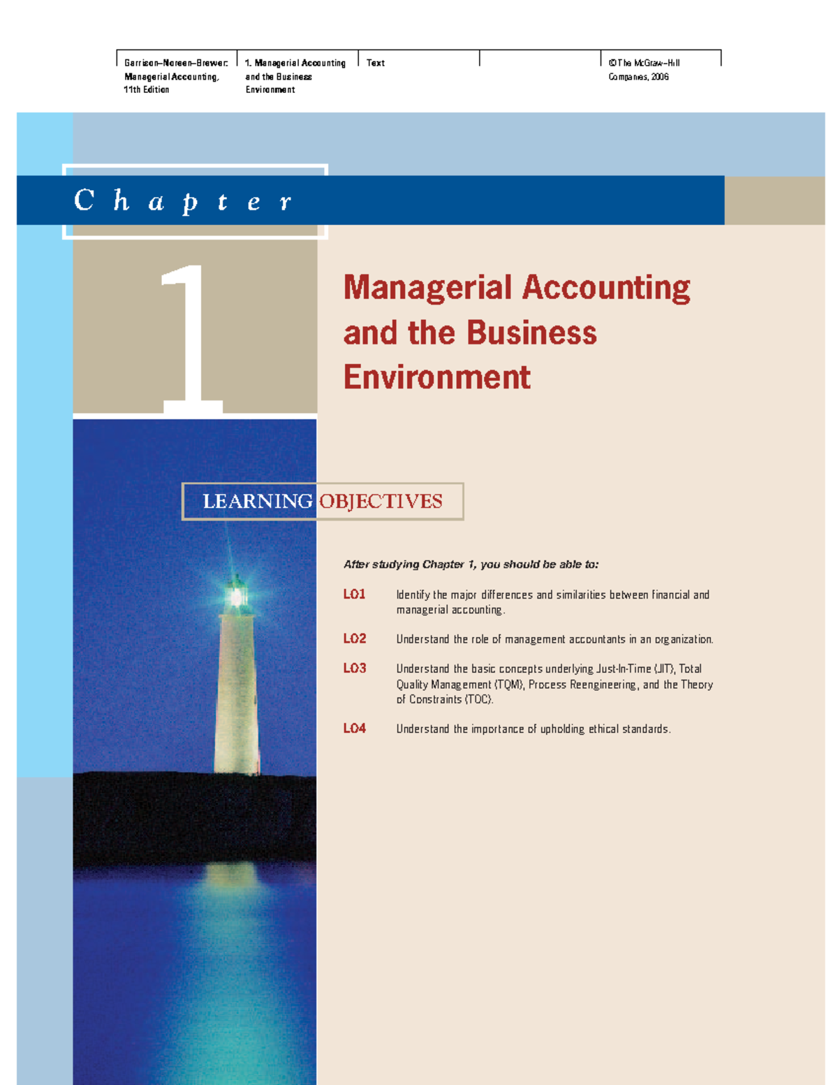 Garrison Noreen Brewer Managerial Accoun - Managerial Accounting, 11th ...